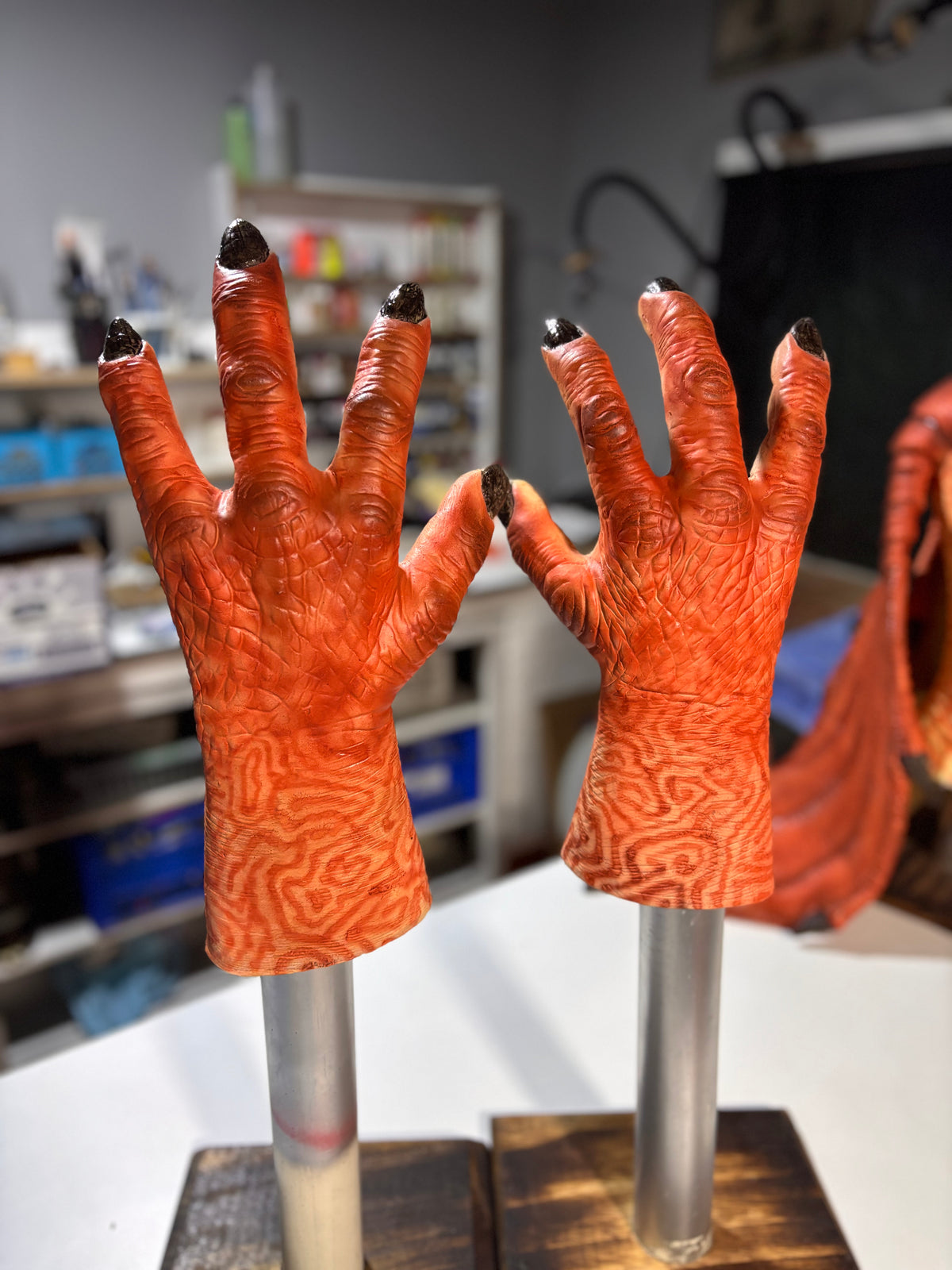 JAR JAR LATEX MASK/DISPLAY SCULPTURE