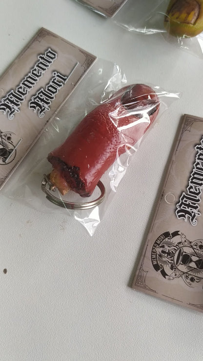 SEVERED FINGER KEYCHAIN